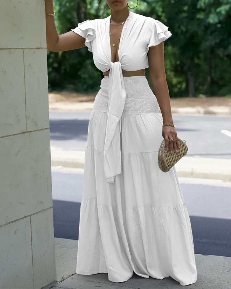 Free Feels Linen Pants Set