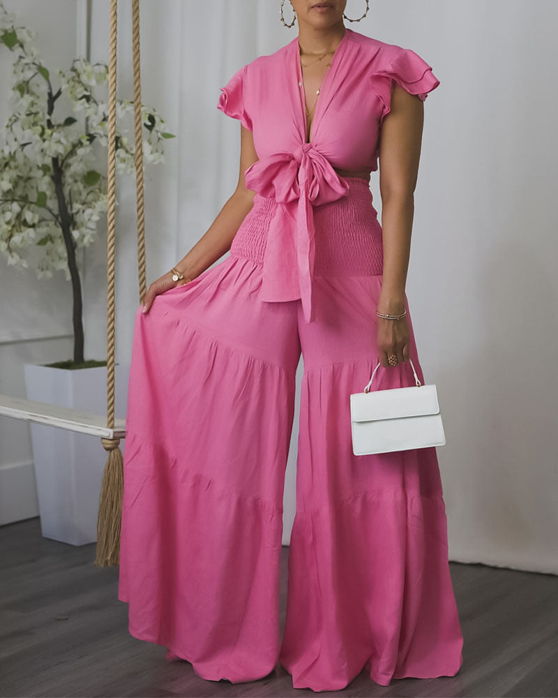 Free Feels Linen Pants Set