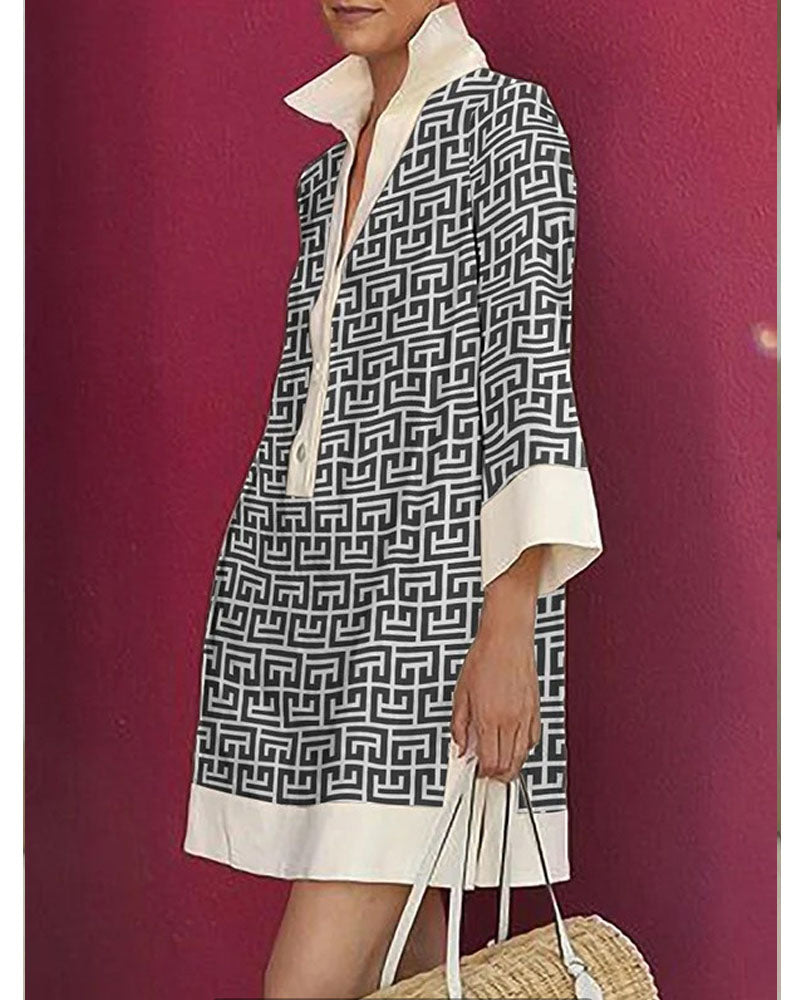 Free from disturbance Shirt Dress