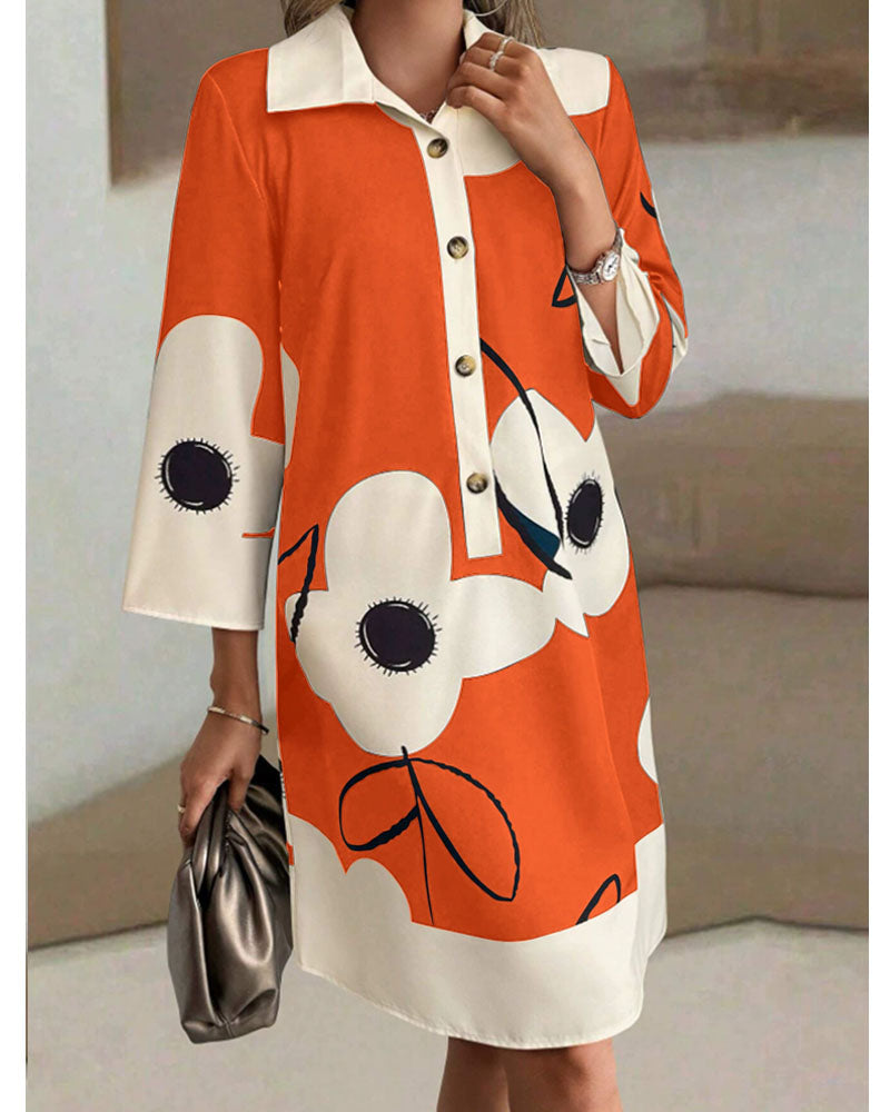 Free from disturbance Shirt Dress