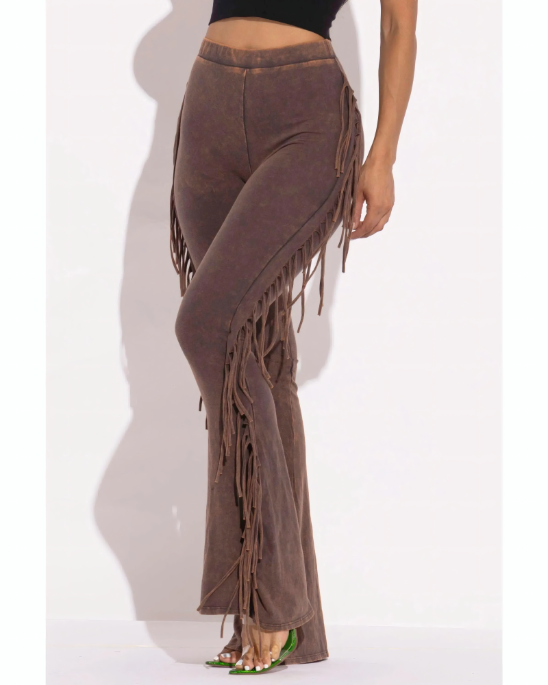 Good Times Fringed Flare Pant