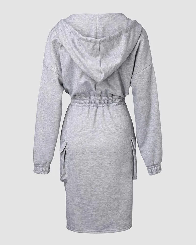 Gi jane Midi Hoodie Dress