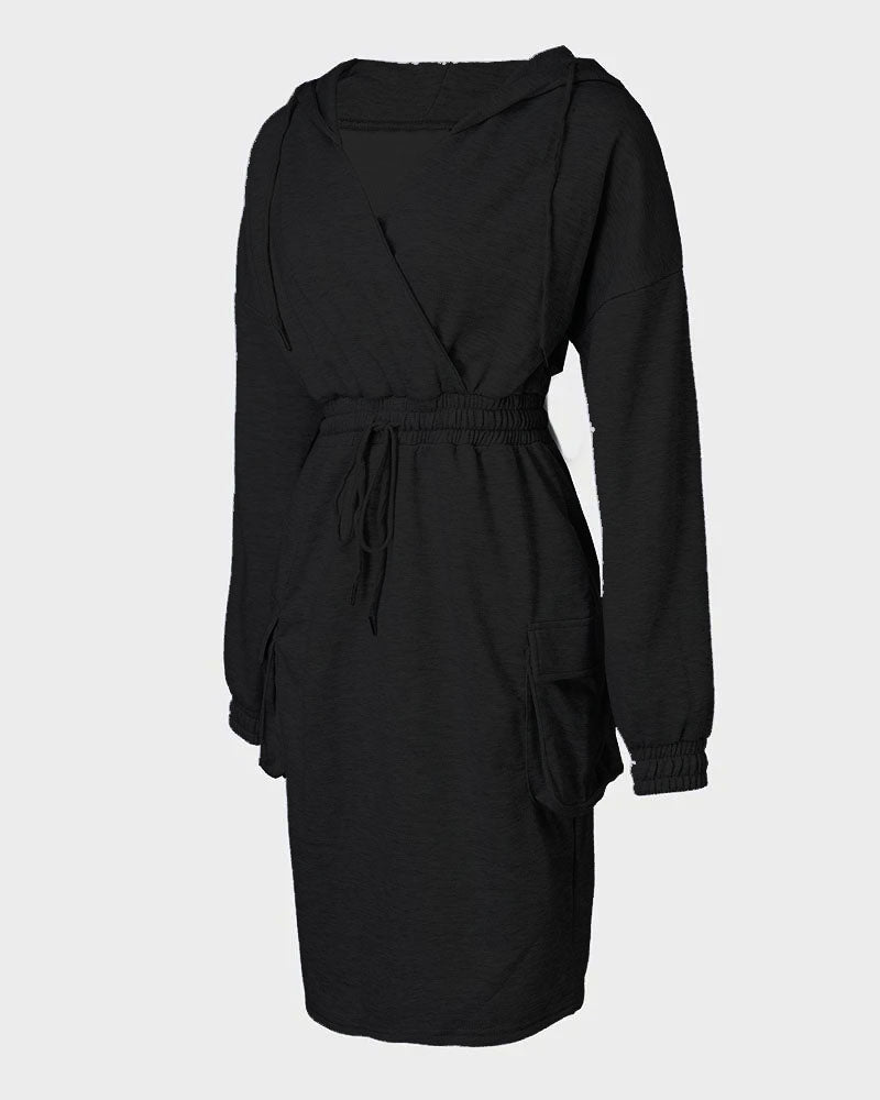 Gi jane Midi Hoodie Dress