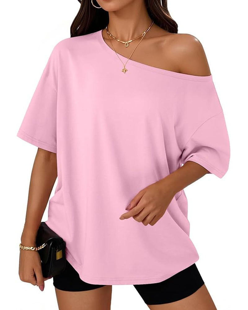 Give Me Options Oversized Basic Tee