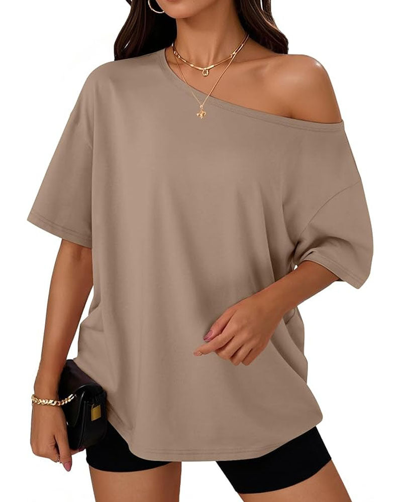 Give Me Options Oversized Basic Tee