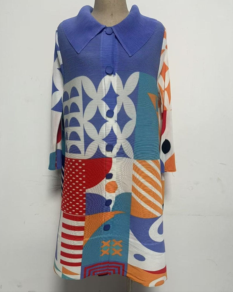 Grande Dame Pleaded Bounce Dress