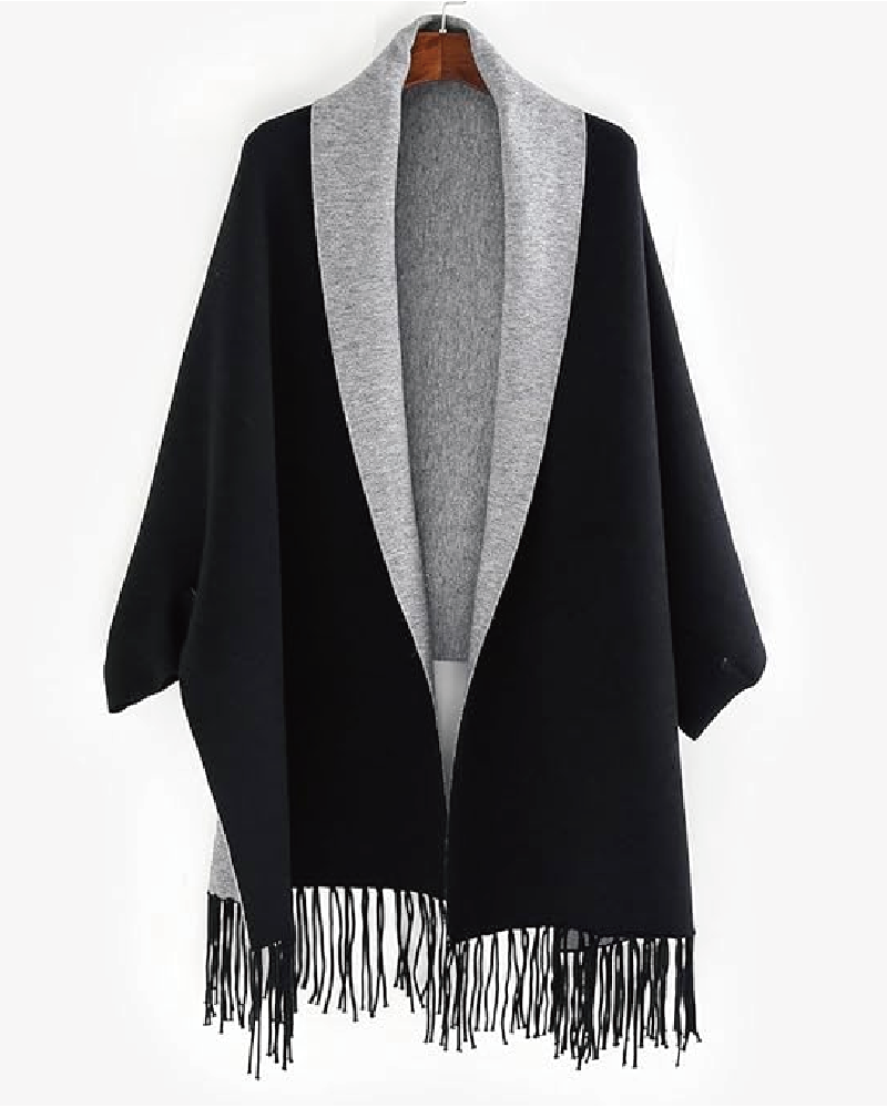 Aesthetica Two-Toned Shawl Coat