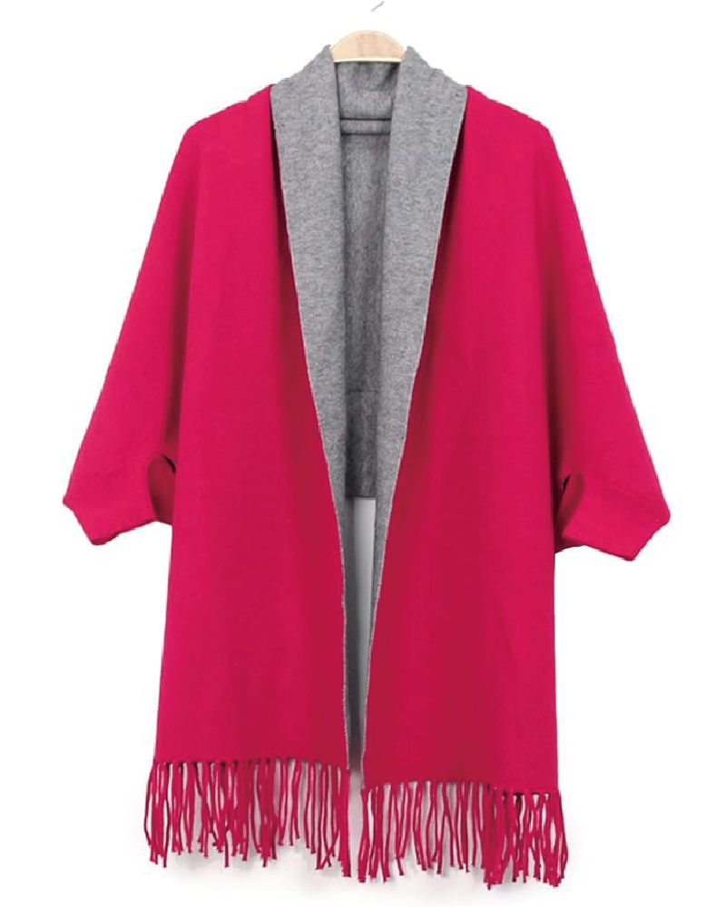 Aesthetica Two-Toned Shawl Coat