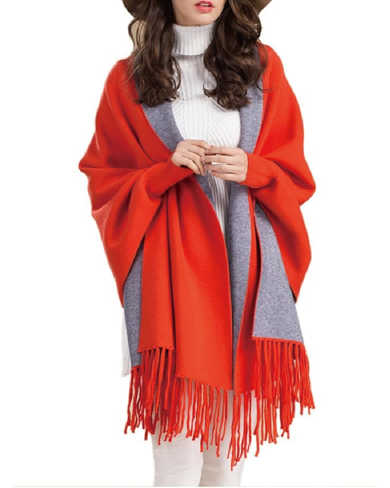 Aesthetica Two-Toned Shawl Coat