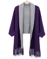 Aesthetica Two-Toned Shawl Coat