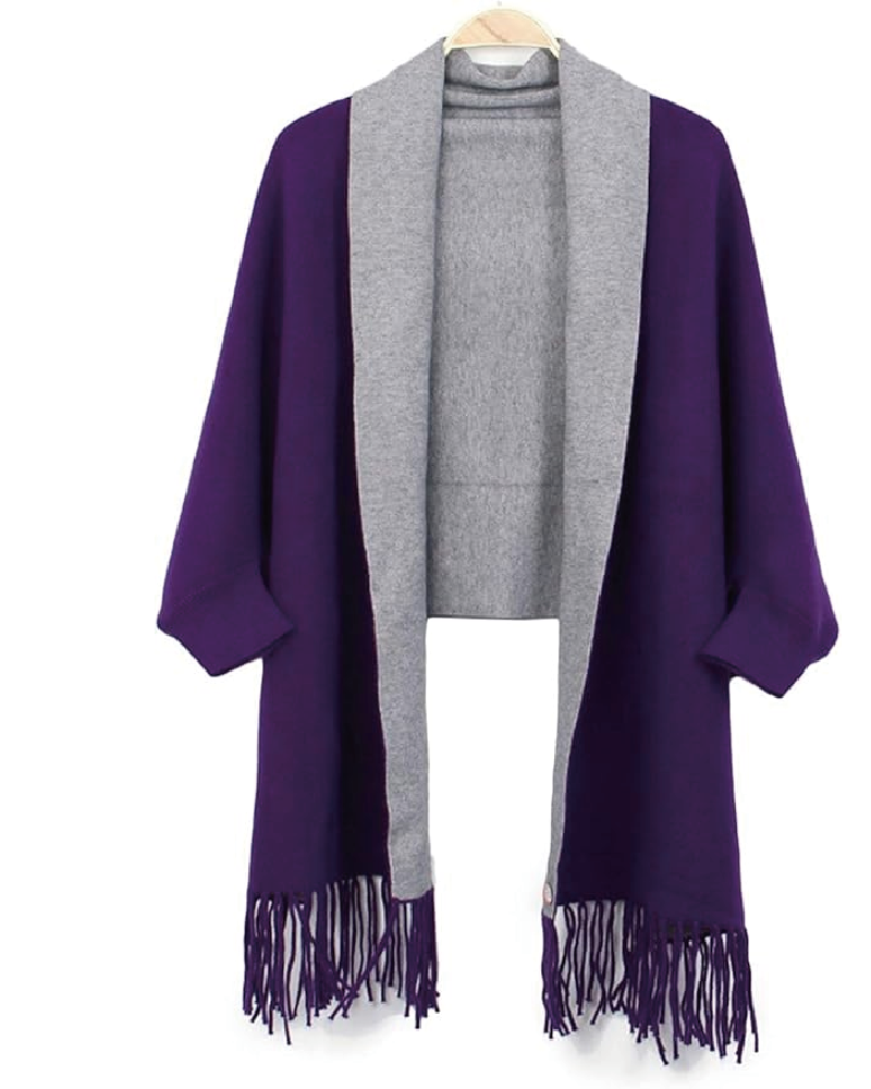 Aesthetica Two-Toned Shawl Coat