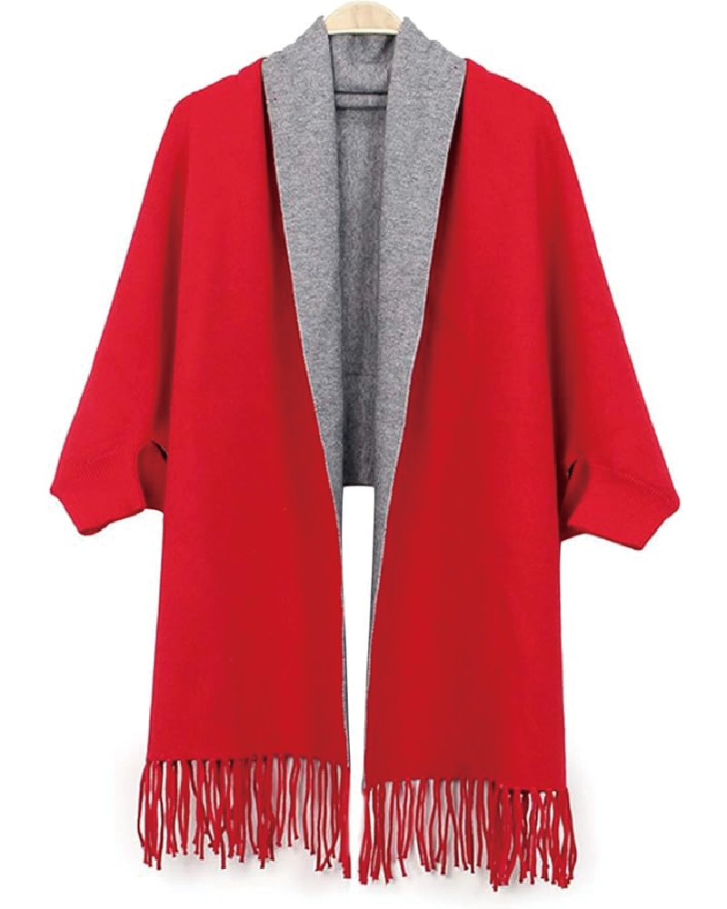 Aesthetica Two-Toned Shawl Coat