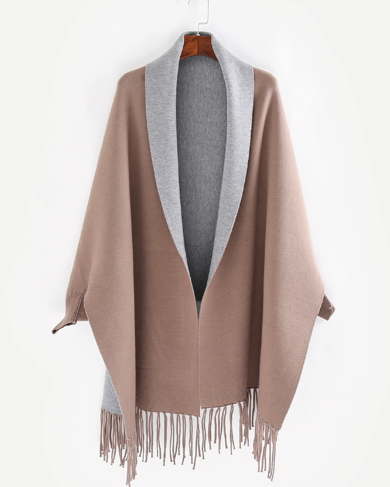 Aesthetica Two-Toned Shawl Coat