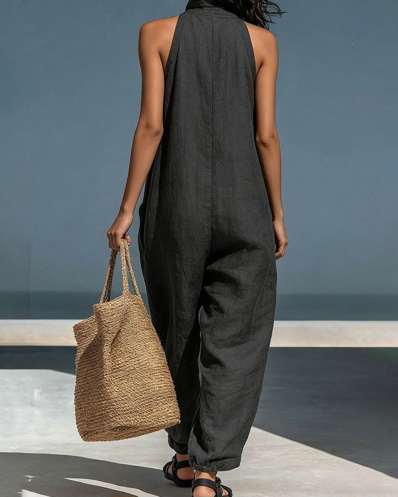 Halcyon Days Halter Jumpsuit