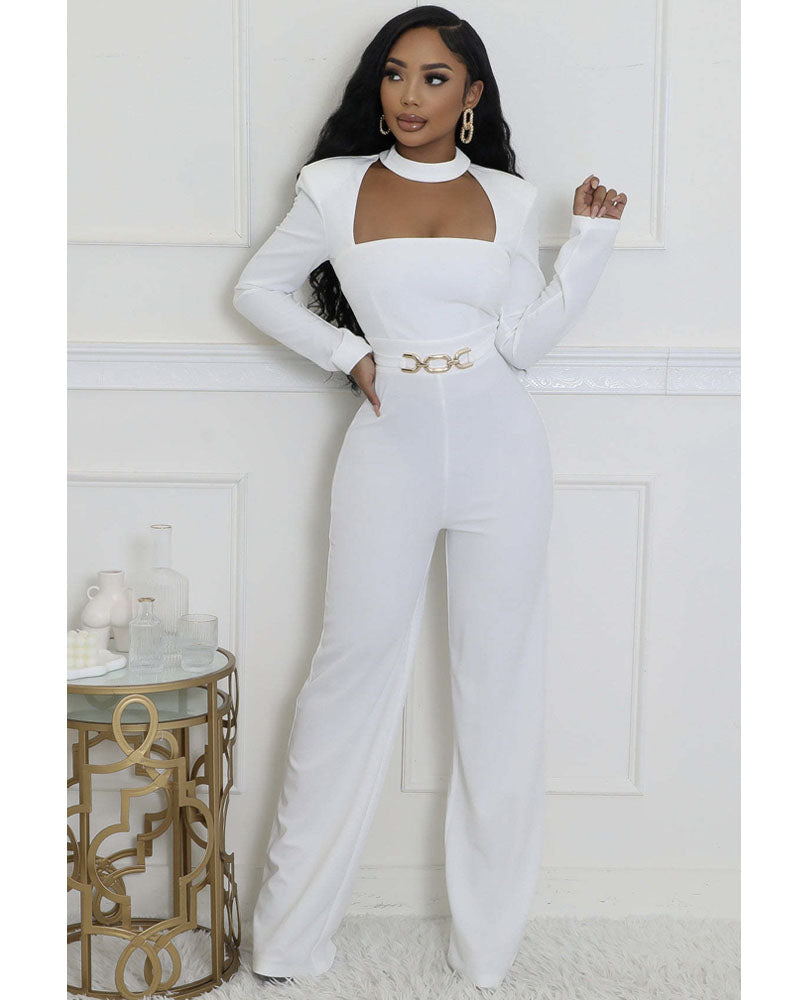 Heather Cutout Jumpsuit