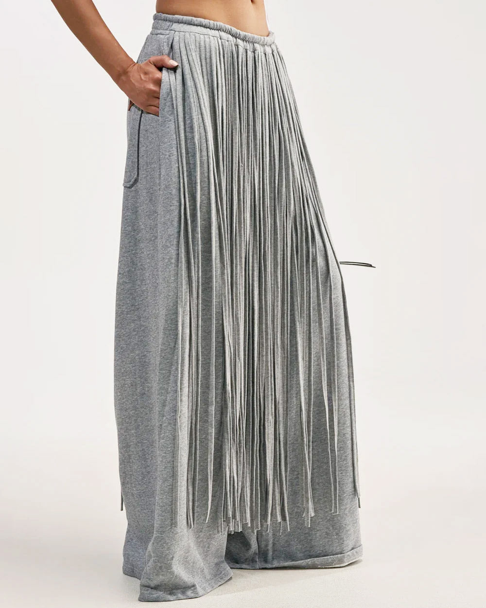 In Motion Fringe Wide-Leg Pants
