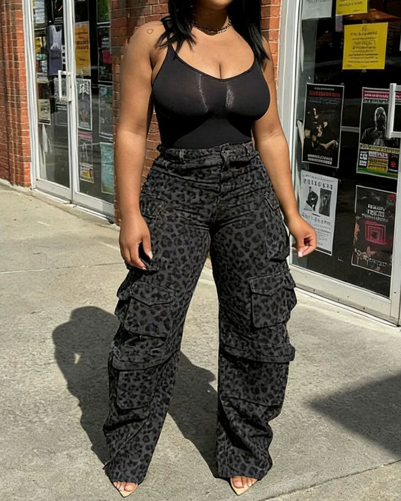 Janet Cargo Denim Jeans