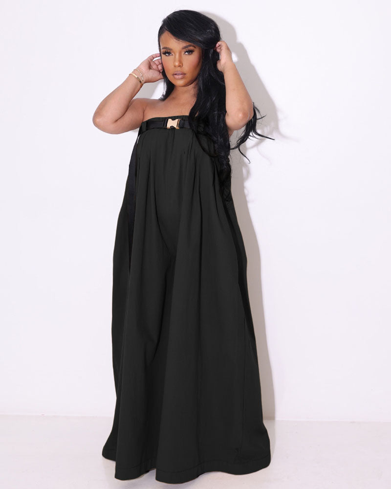 Boss Lady Tube Jumpsuit