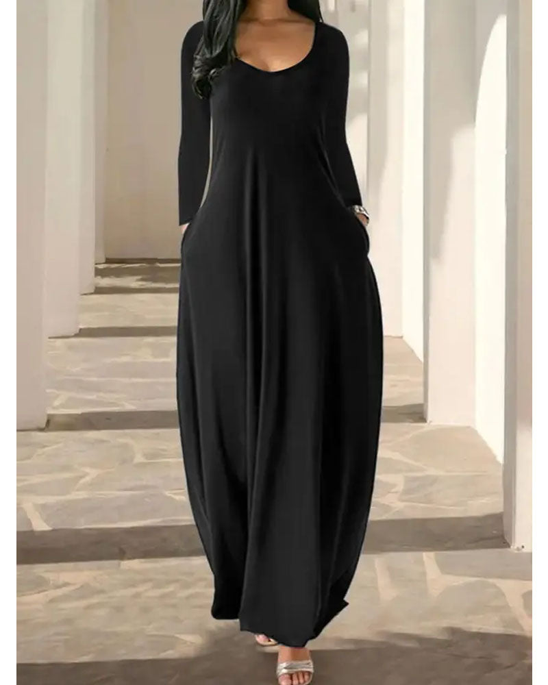 Keep It Cozy Maxi Dress