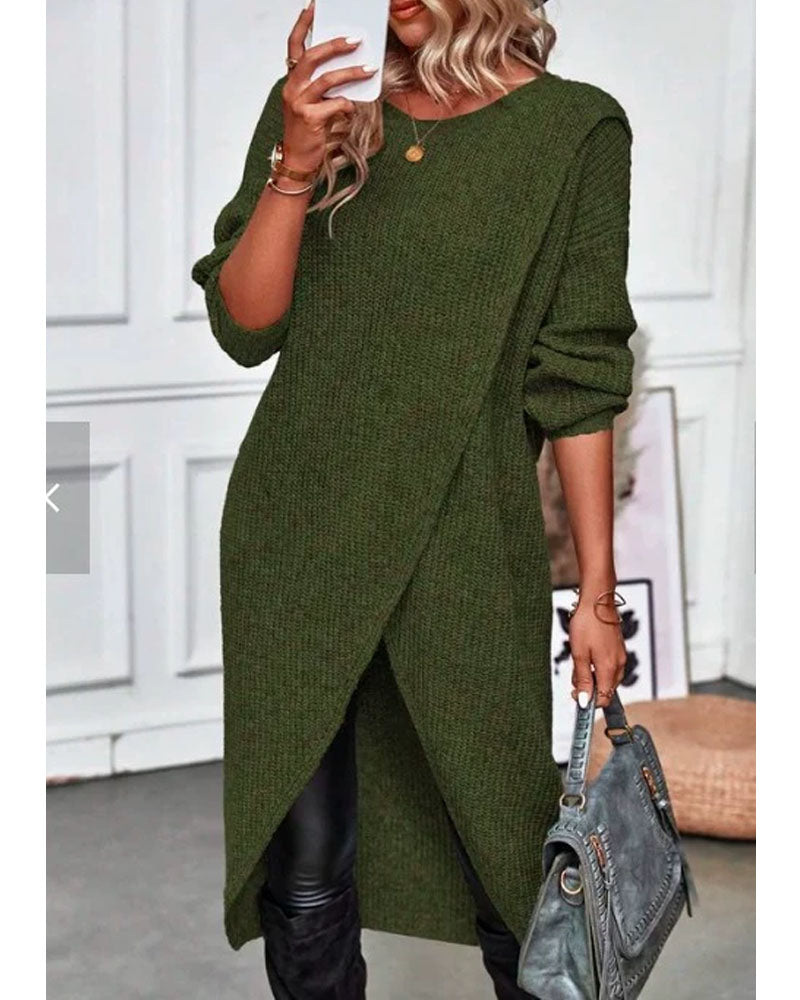 Leona Knitted Sweater Dress