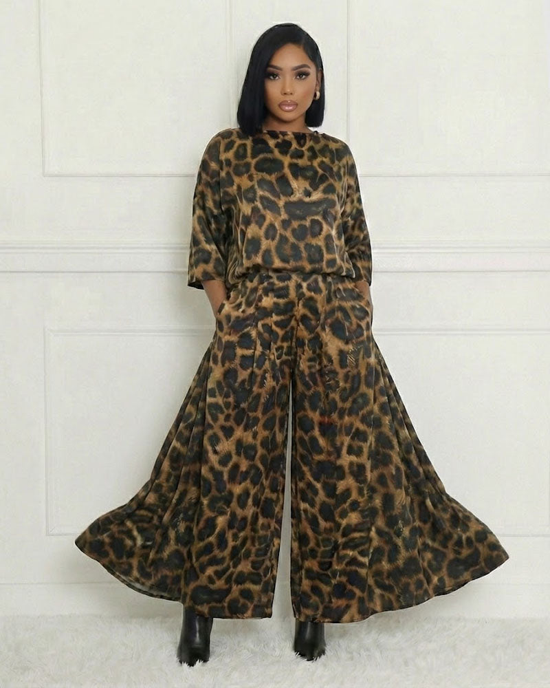 Let's Chill Wide Leg Pant Set
