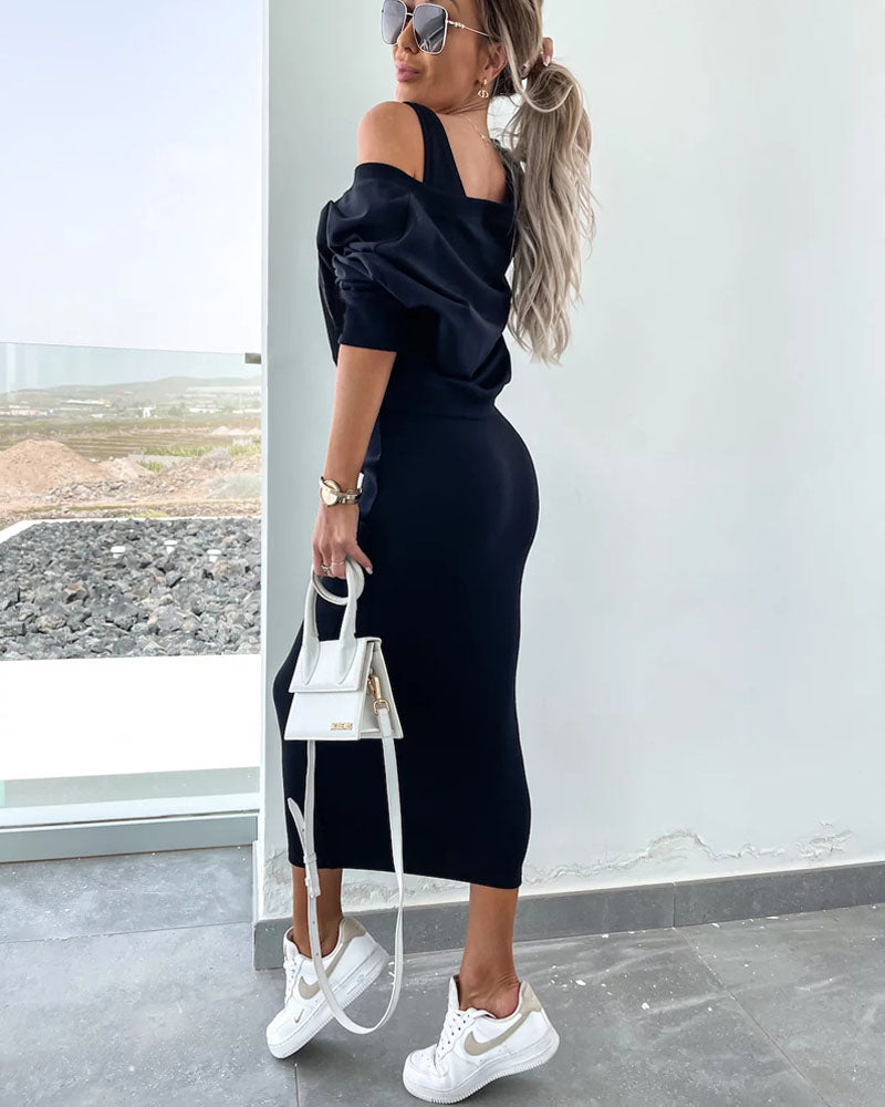 Lilia Comfy Chic Dress Set