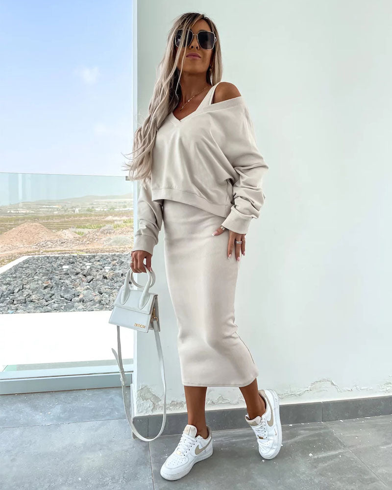 Lilia Comfy Chic Dress Set