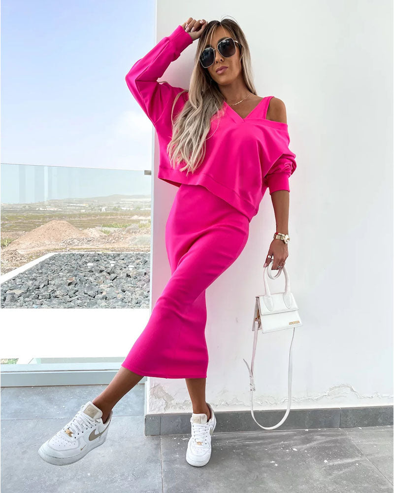 Lilia Comfy Chic Dress Set