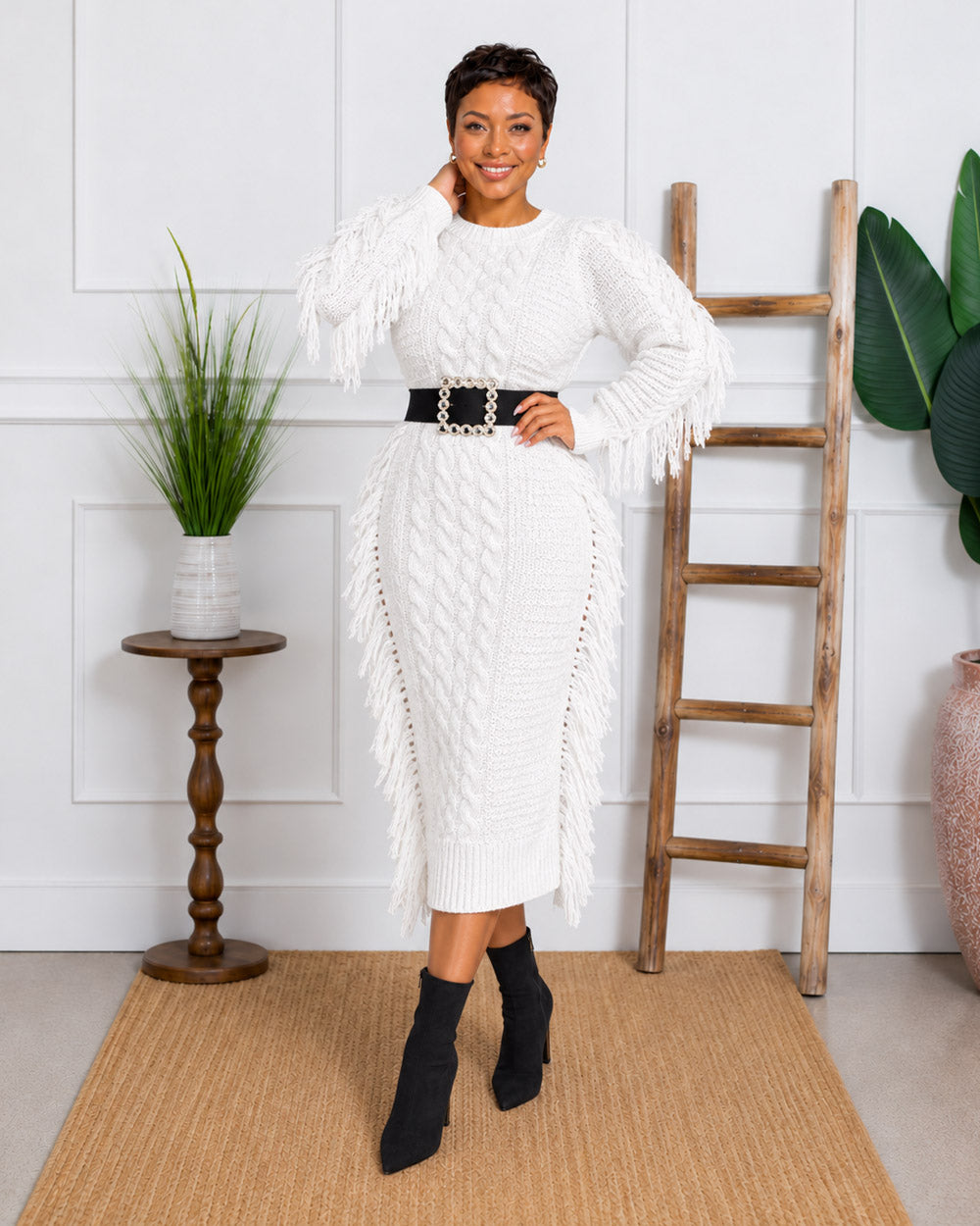 Lisa Sweater Midi Dress