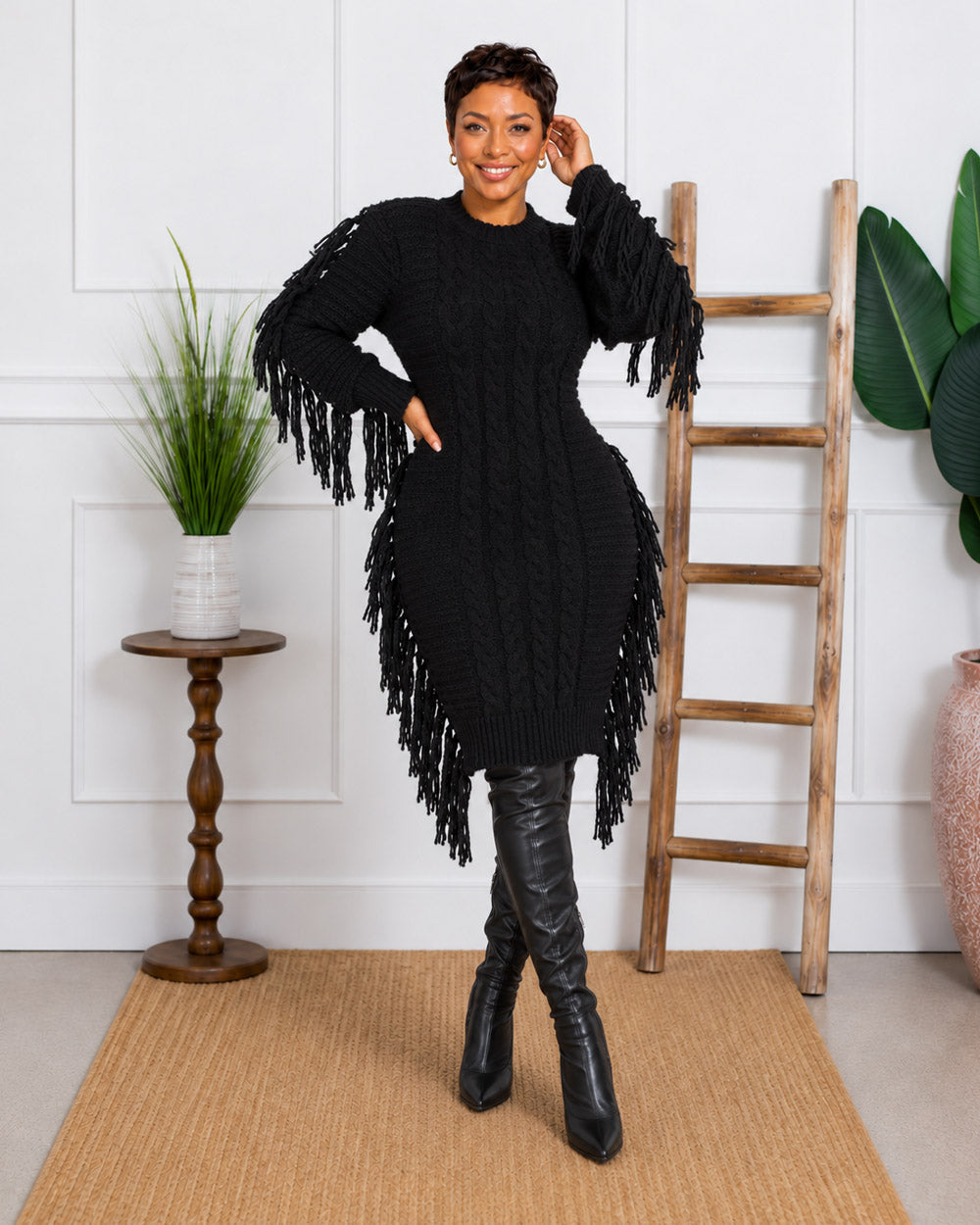 Lisa Sweater Midi Dress