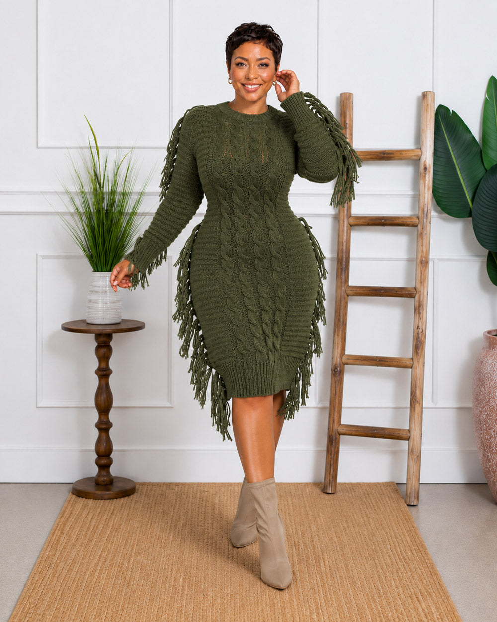 Lisa Sweater Midi Dress