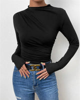 Long Sleeve Ruched Top