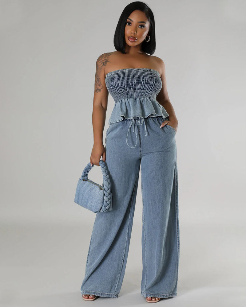 DENIM ON DENIM | CO-ORD SET