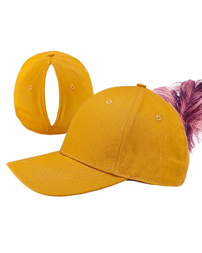 Magnetic Ponytail Sun Cap