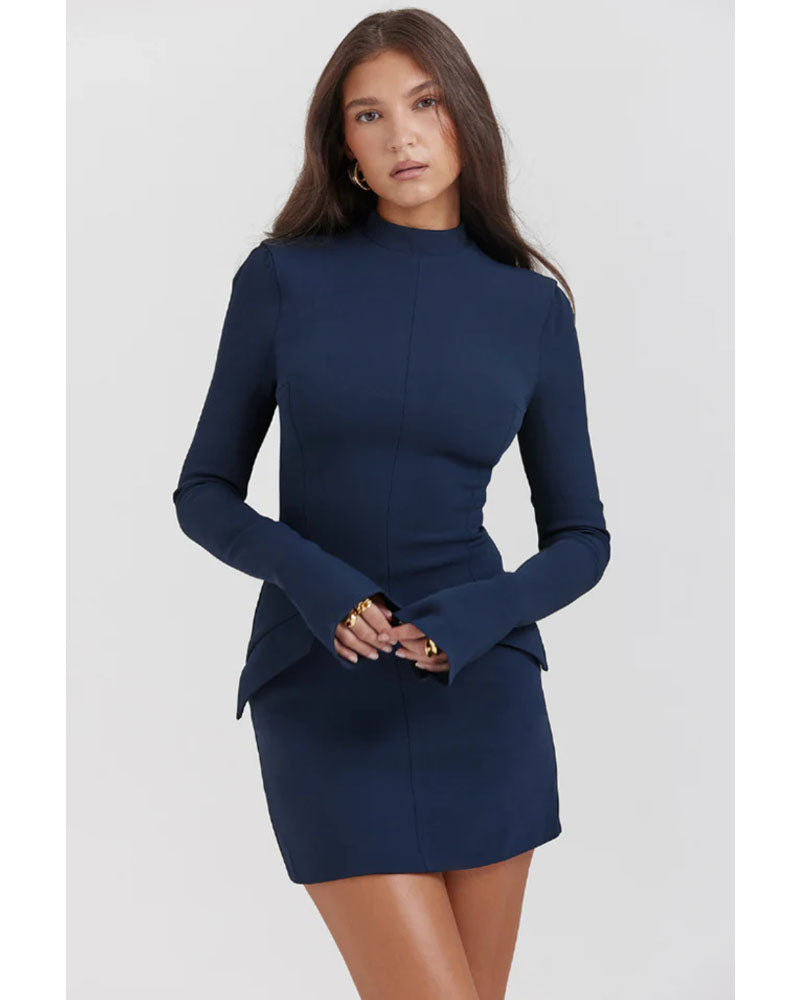 Mahalia Navy Mini Dress