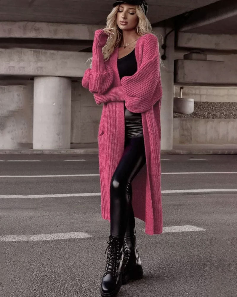 Miami Nights Pocket Sweater Cardigan