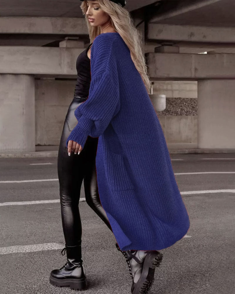 Miami Nights Pocket Sweater Cardigan