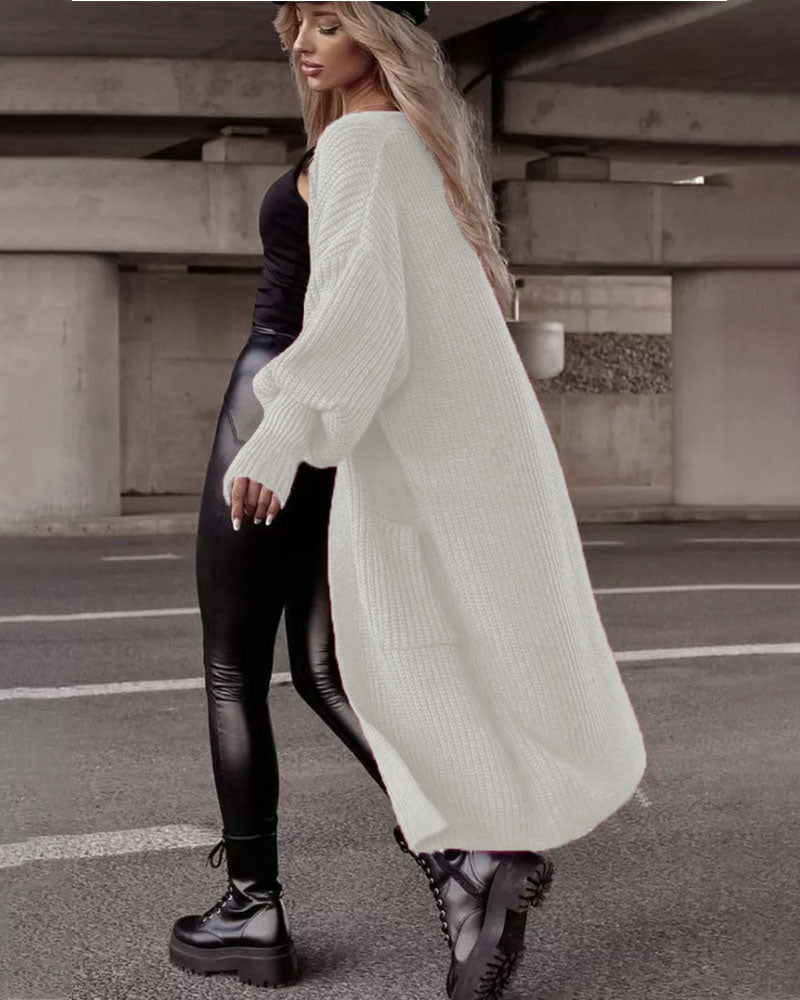 Miami Nights Pocket Sweater Cardigan