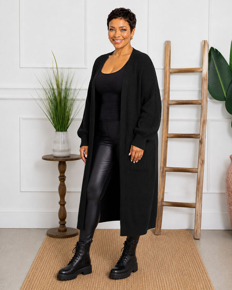 Miami Nights Pocket Sweater Cardigan