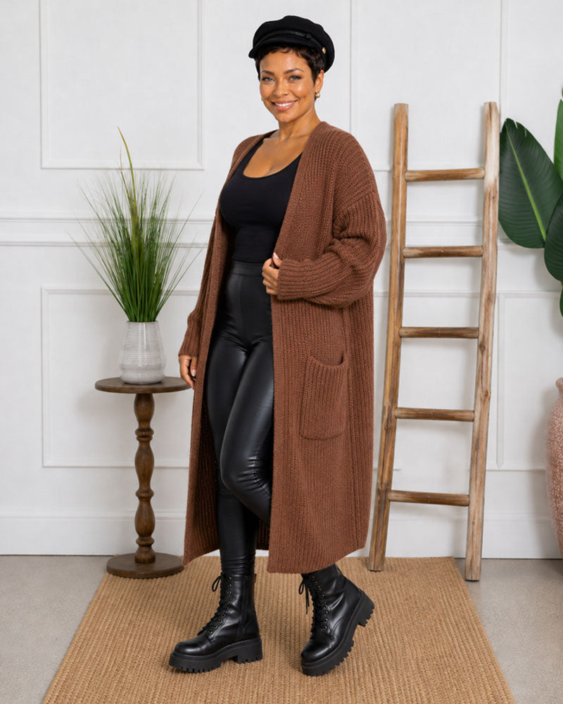 Miami Nights Pocket Sweater Cardigan