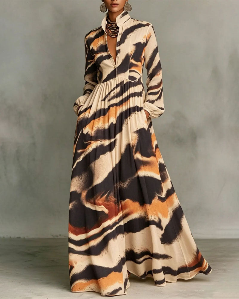 Mosaic Hour Maxi Dress