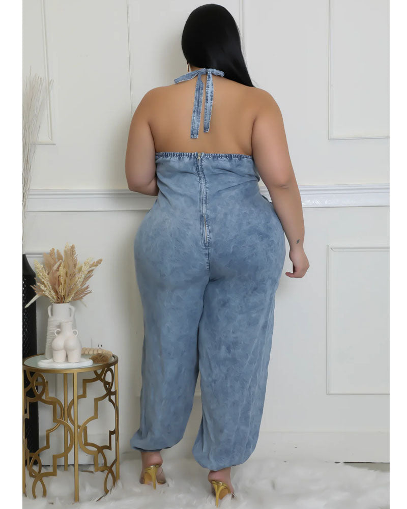 Mystic Mood Denim Jumpsuit