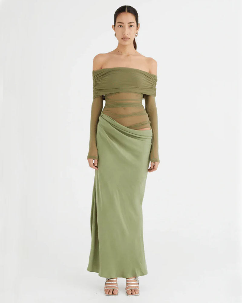 Nico Off Shoulder Maxi Dress