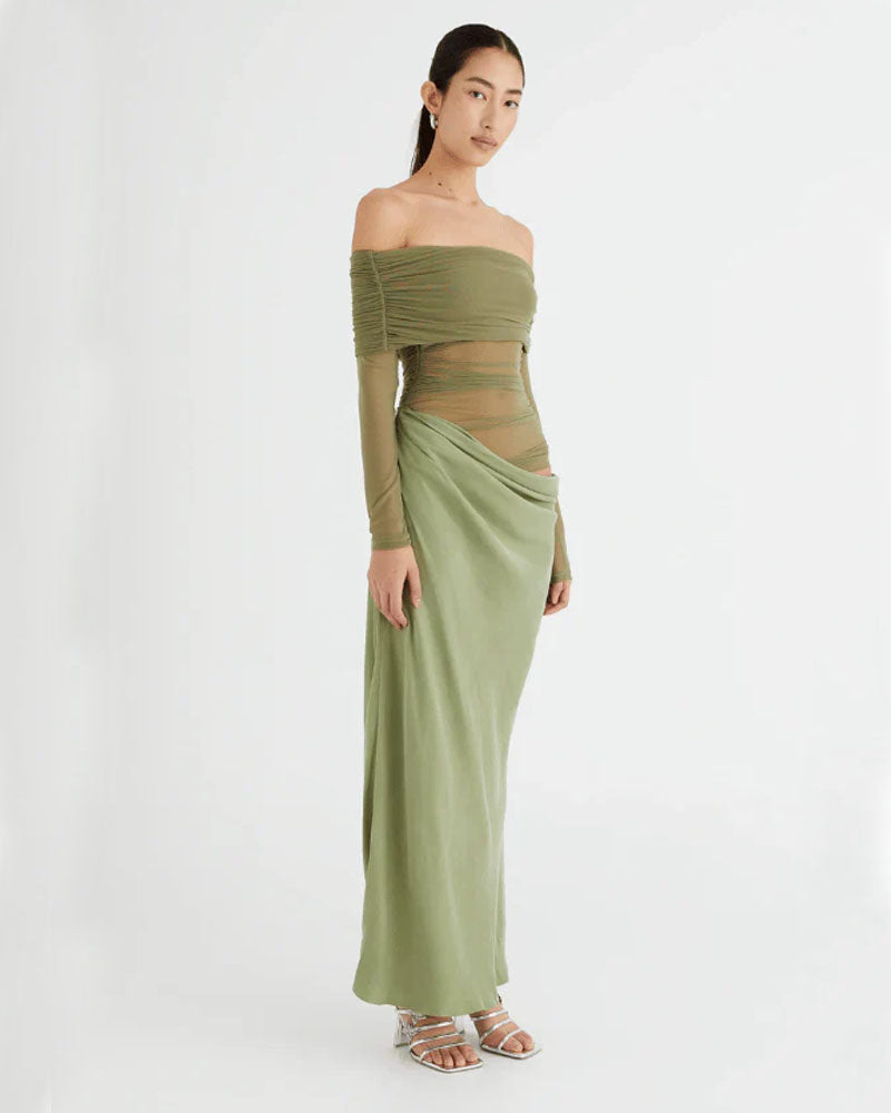 Nico Off Shoulder Maxi Dress