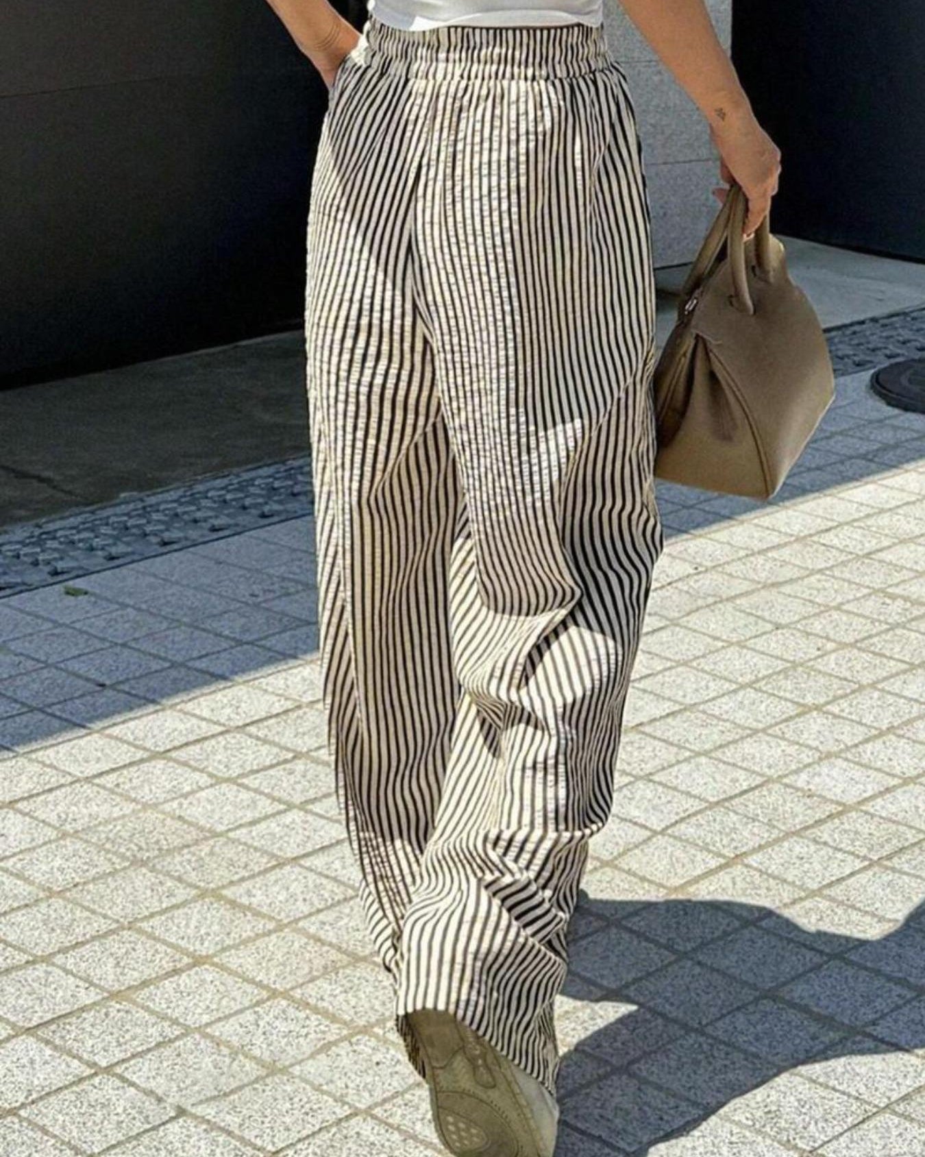 Everyday Comfort Striped Pants