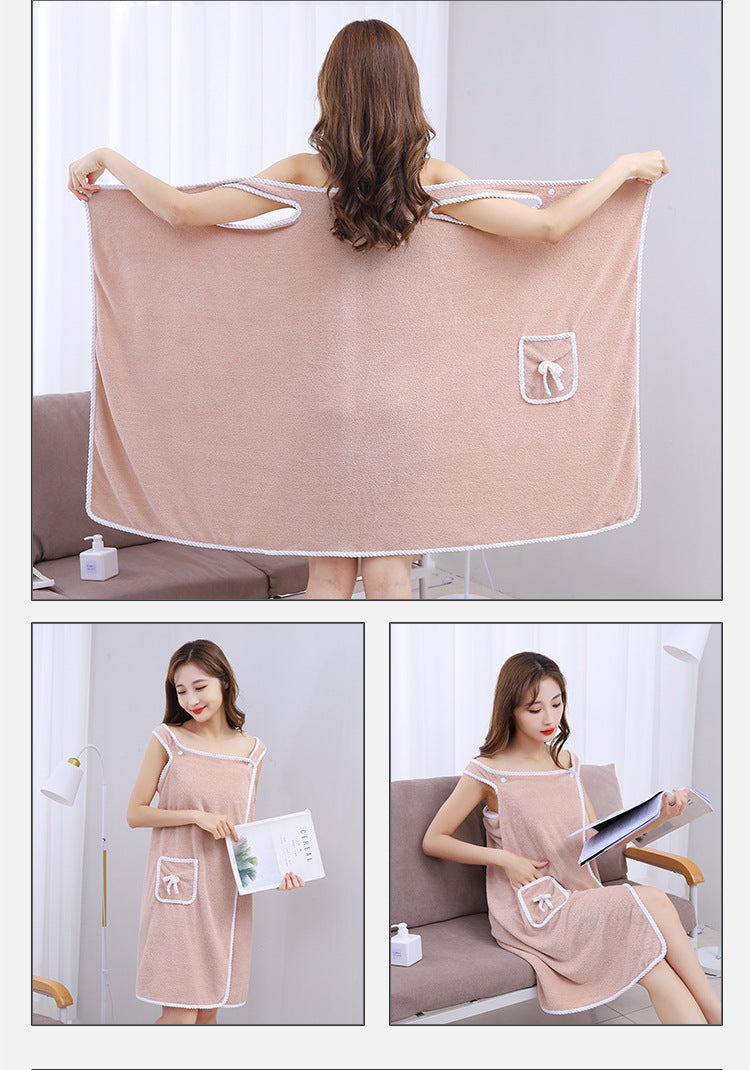 Bath Towel With Pocket