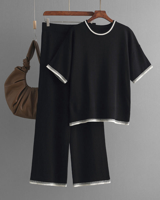 Soft Touch Knit Pants Set