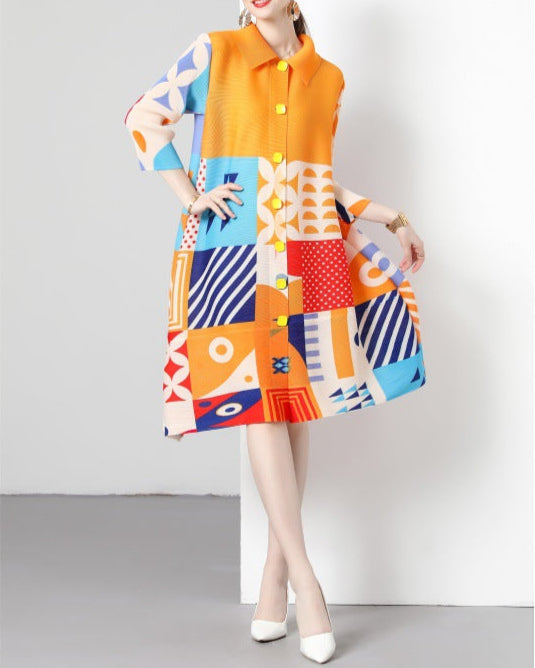 Art Multi color Dress