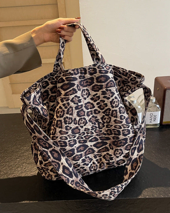 Leopard Print Tote Bag