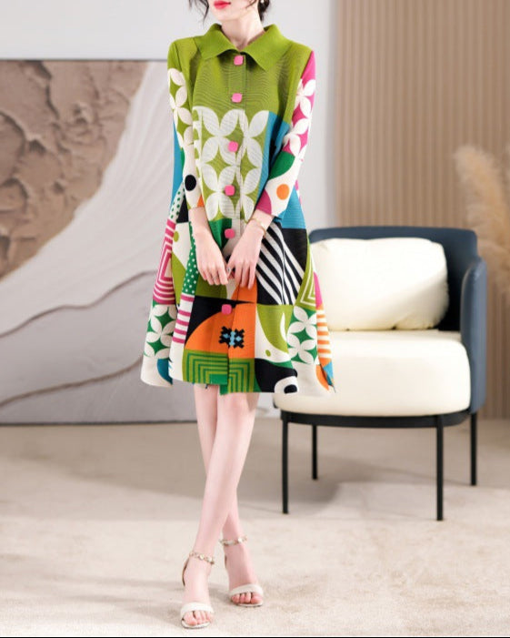 Art Multi color Dress